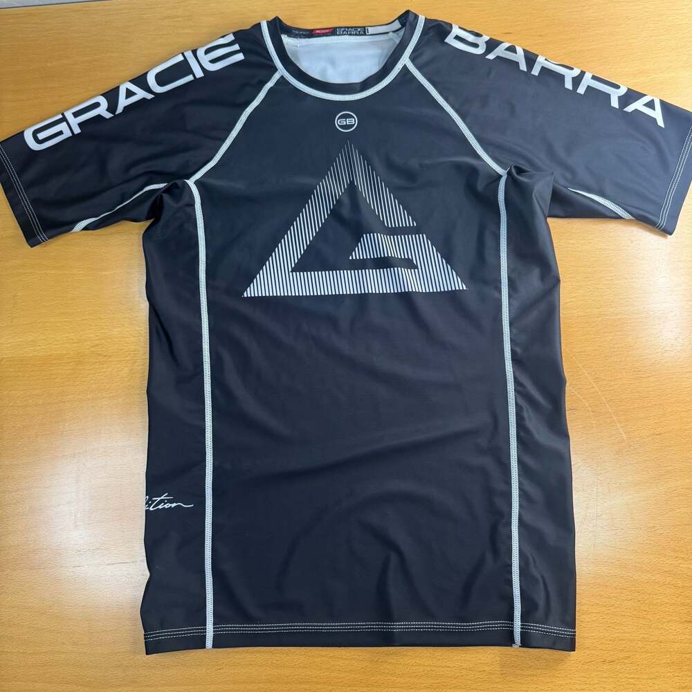Gracie Barra Short Sleeve Rash Guard Training Shirt
